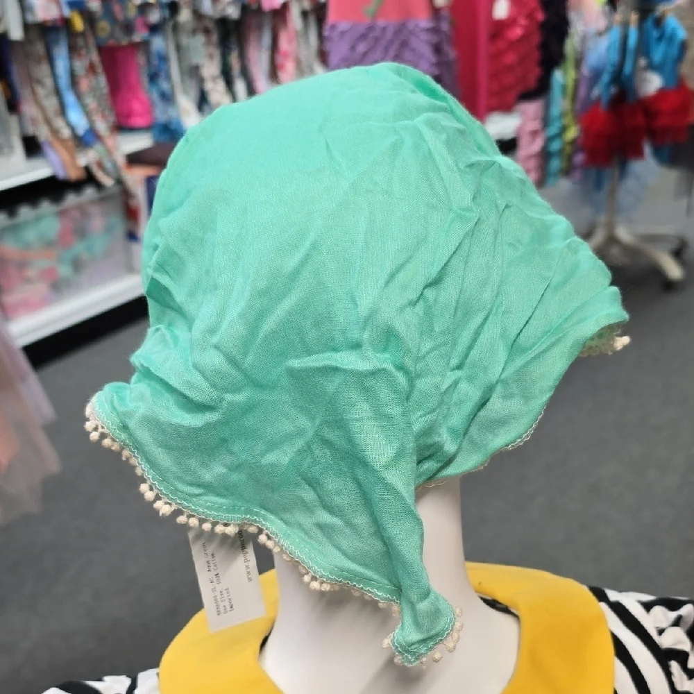 Peppercorn Kids Aqua Headscarf with White Accents